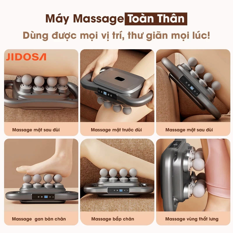 Máy Massage Toàn Thân Cầm Tay JIDOSA 16 đầu JD-916 10 may massage cam tay jidosa jd 916 16 dau 7