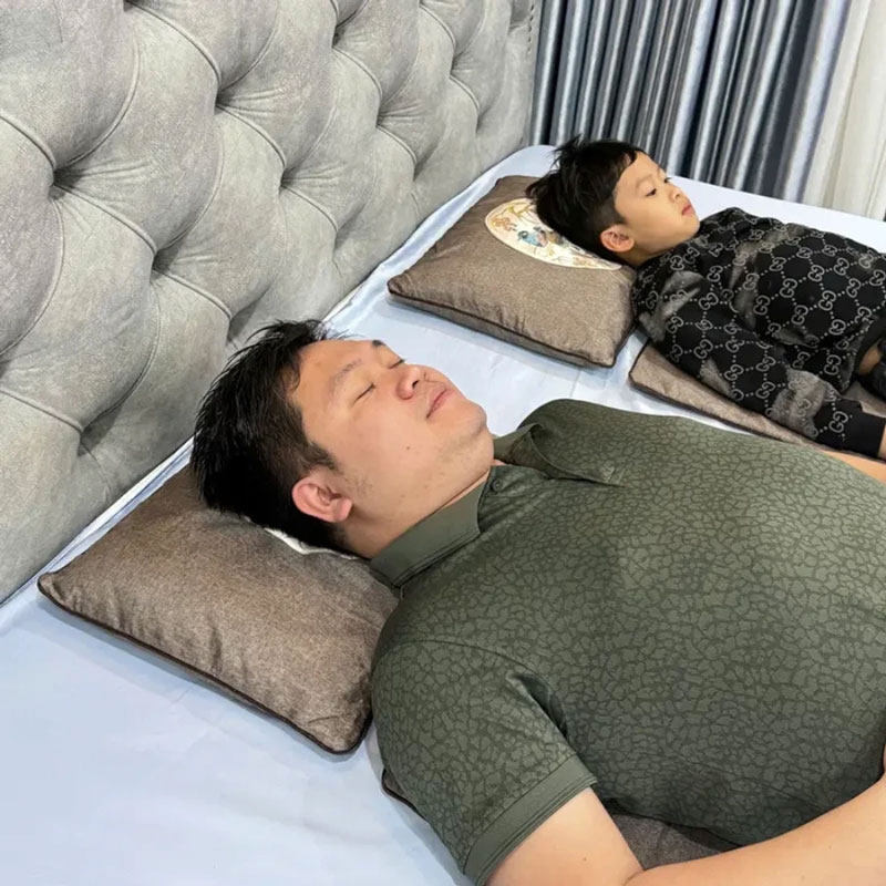 Gối Điện Ngải Cứu Chườm Nóng Thảo Dược Đông Y 8 goi suoi ngai cuu dien 2