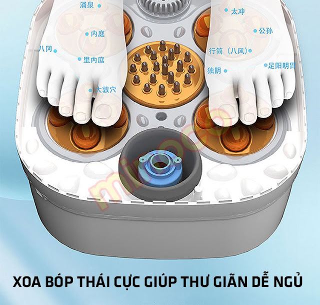 Bồn Ngâm Chân Seka Massage Hồng Ngoại Gấp Gọn 14 bon ngam chan nhat ban 14
