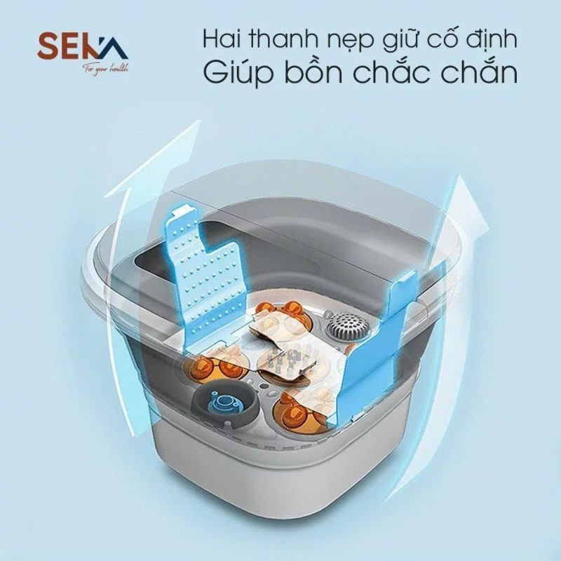 Bồn Ngâm Chân Seka Massage Hồng Ngoại Gấp Gọn 13 bon ngam chan seka 3