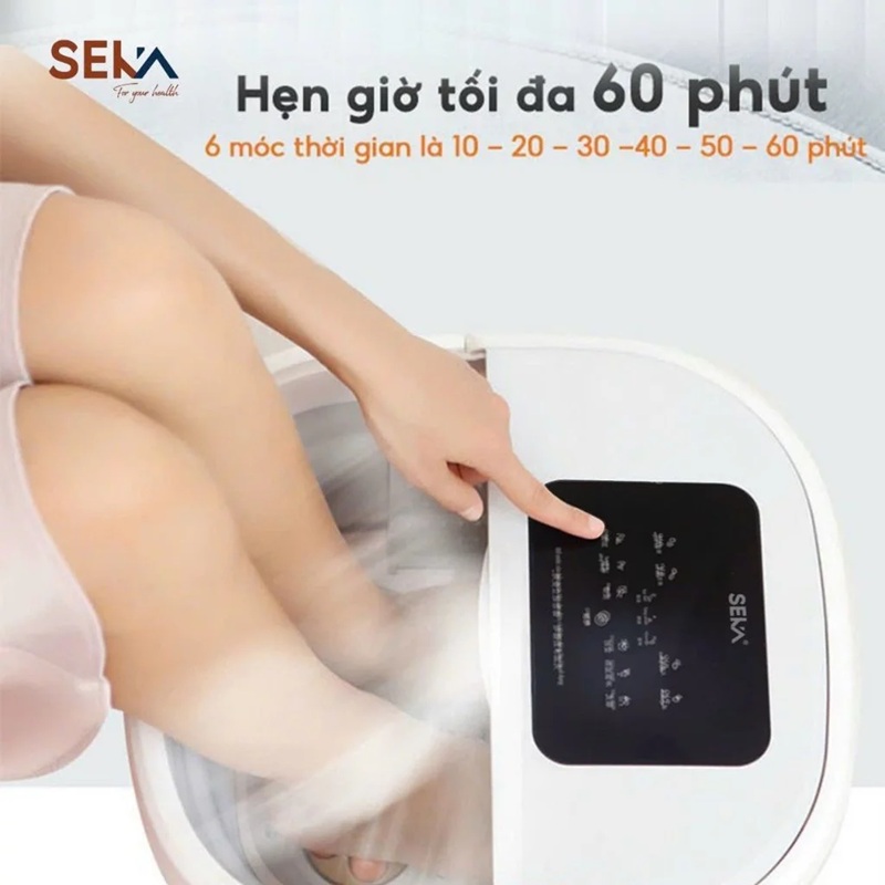 Bồn Ngâm Chân Seka Massage Hồng Ngoại Gấp Gọn 12 bon ngam chan seka 7