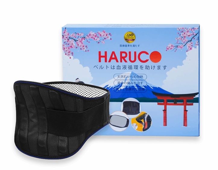 Đai Lưng Đá Nóng Haruco HR-06-1 Giảm Đau Lưng Giữ Ấm 8 dai nep lung 4