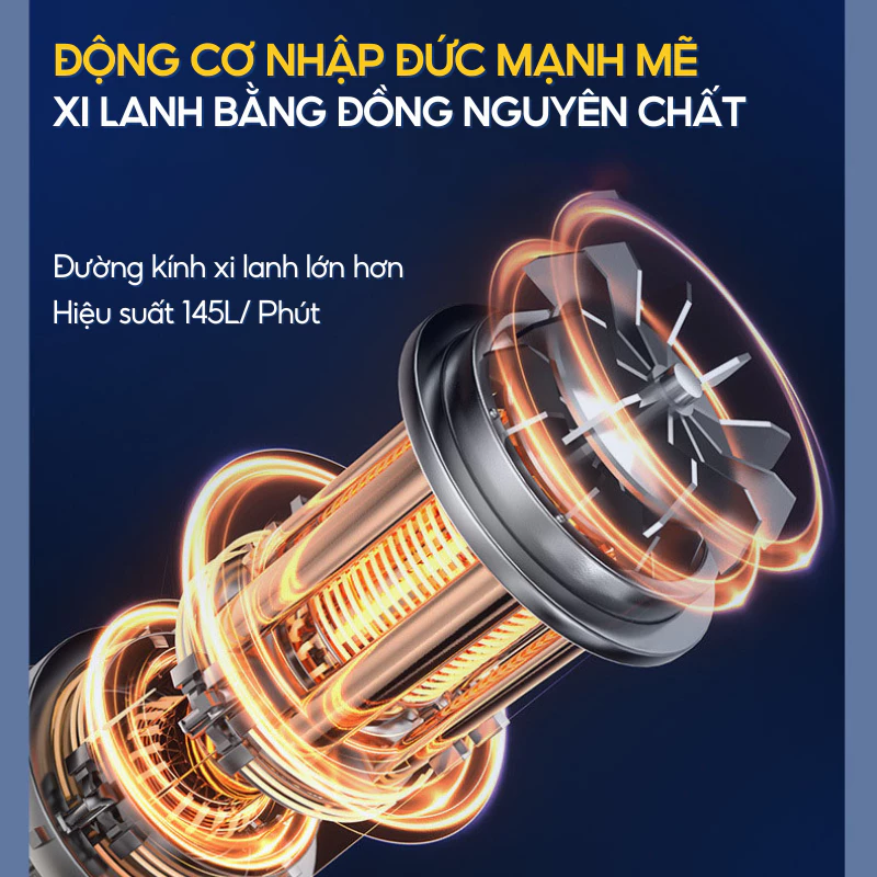 Bơm Lốp Ô Tô, Xe Đạp, Xe Máy Điện Tử BXO02 Không Dây Đa Năng 17 may bom lop o to 8