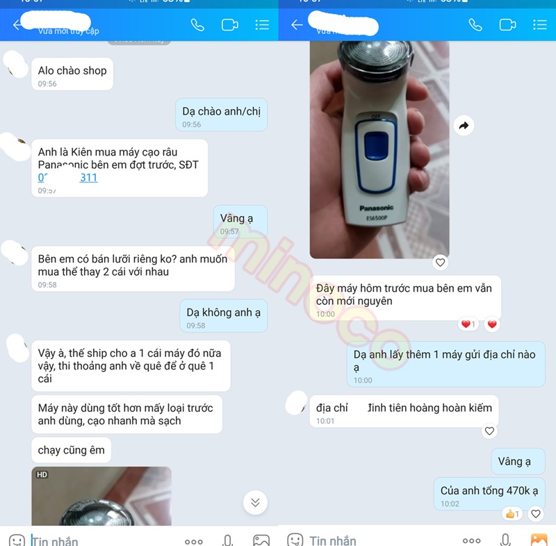 Máy Cạo Râu Panasonic ES 6500P Nhật Bản 11 may cao rau panasonic 7