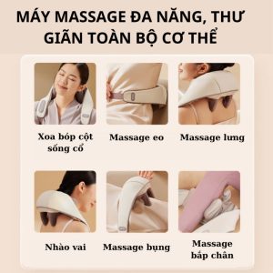 Máy Massage Cổ Vai Gáy 6D Massage Chuyên Sâu, Thư Giãn Mọi Lúc, Mọi Nơi 8 may massage co 6d 4