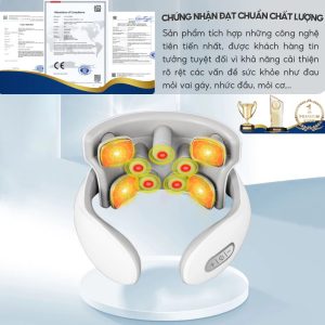 Máy Massage Cổ Vai Gáy 4D JT88 Xung Điện Thông Minh 8 may massage co vai gay 4d 10