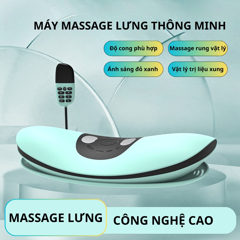Máy Massage Lưng Lumbar Massager ST1202 Hồng Ngoại 9 may massage lung 11