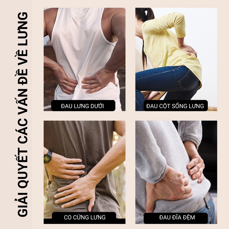 Máy Massage Lưng Lumbar Massager ST1202 Hồng Ngoại 8 may massage lung 2