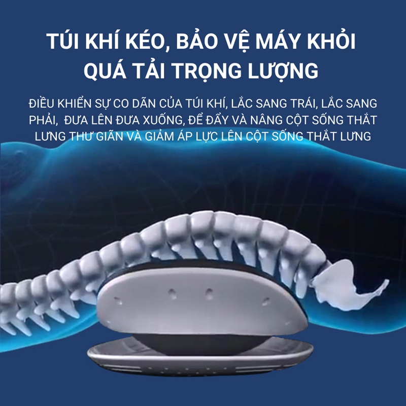 Máy Massage Lưng Lumbar Massager ST1202 Hồng Ngoại 11 may massage lung 4