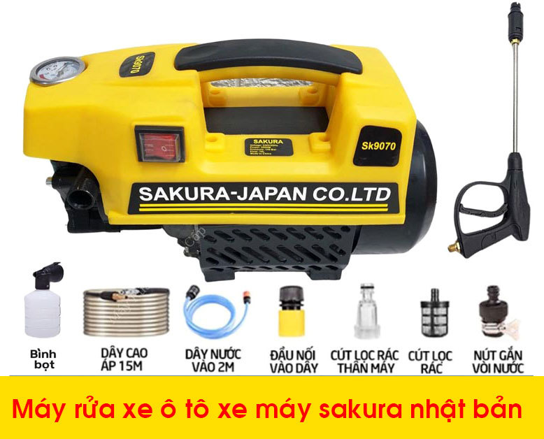 may rua xe may o to gia dinh sakura 1