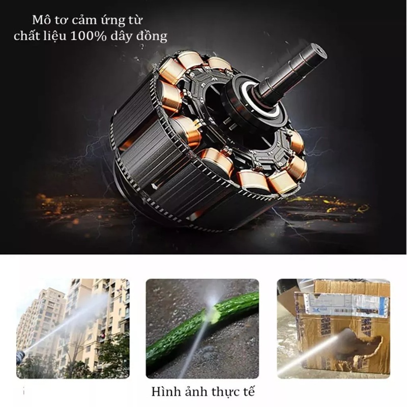 Máy Rửa Xe Ô Tô Xe Máy Tưới Vườn Sakura Gia Đình Nhật Bản 12 may rua xe may o to gia dinh sakura 11