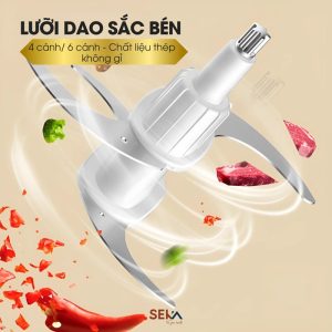 Máy Xay Thịt Đa Năng SEKA SK2287 2 Cối Dung Tích 2L Và 0,6L 7 may xay thit seka 6