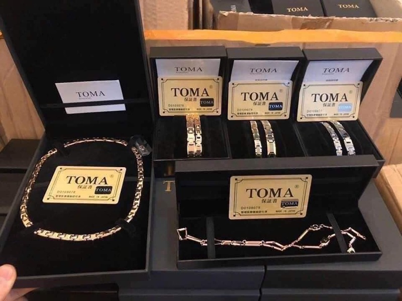 Vòng Điều Hòa Huyết Áp Tay TOMA Nhật Bản 12 vong dieu hoa huyet ap toma 2