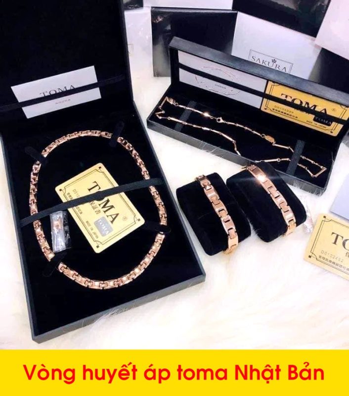 Vòng Điều Hòa Huyết Áp Tay TOMA Nhật Bản 8 vong dieu hoa huyet ap toma